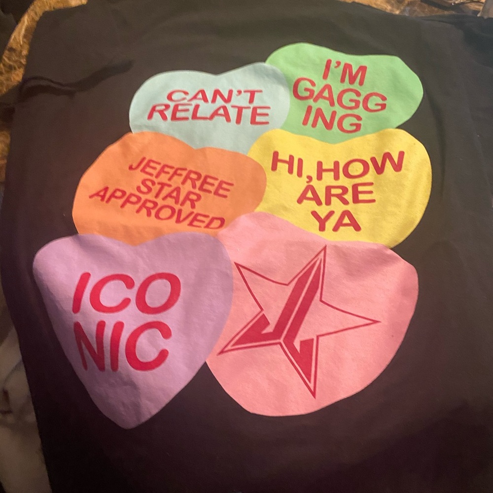 Jeffree star special edition valentine shirt